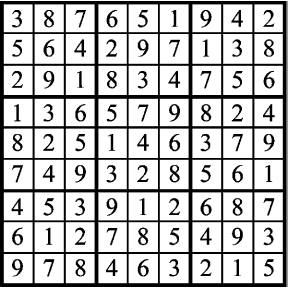A black and white sudoku puzzle.